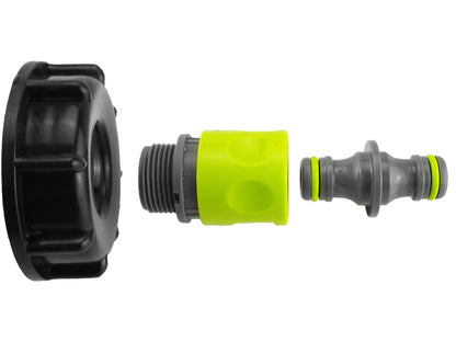 IBC S60X6 Cap & Lime Quick-Connect Plug