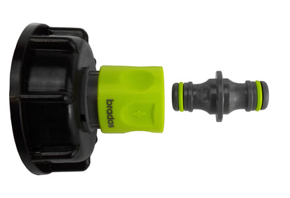IBC S60X6 Cap & Lime Quick-Connect Plug