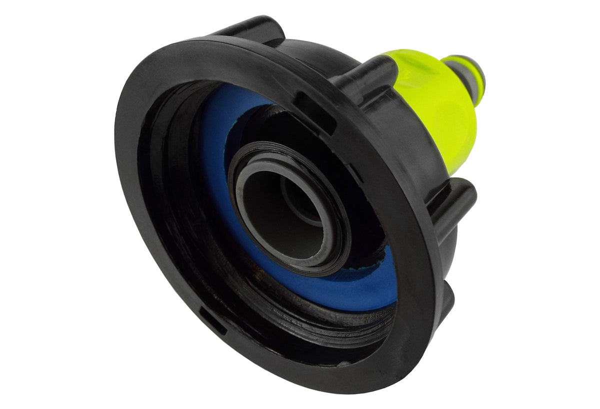IBC S60X6 Cap & Lime Quick-Connect Plug