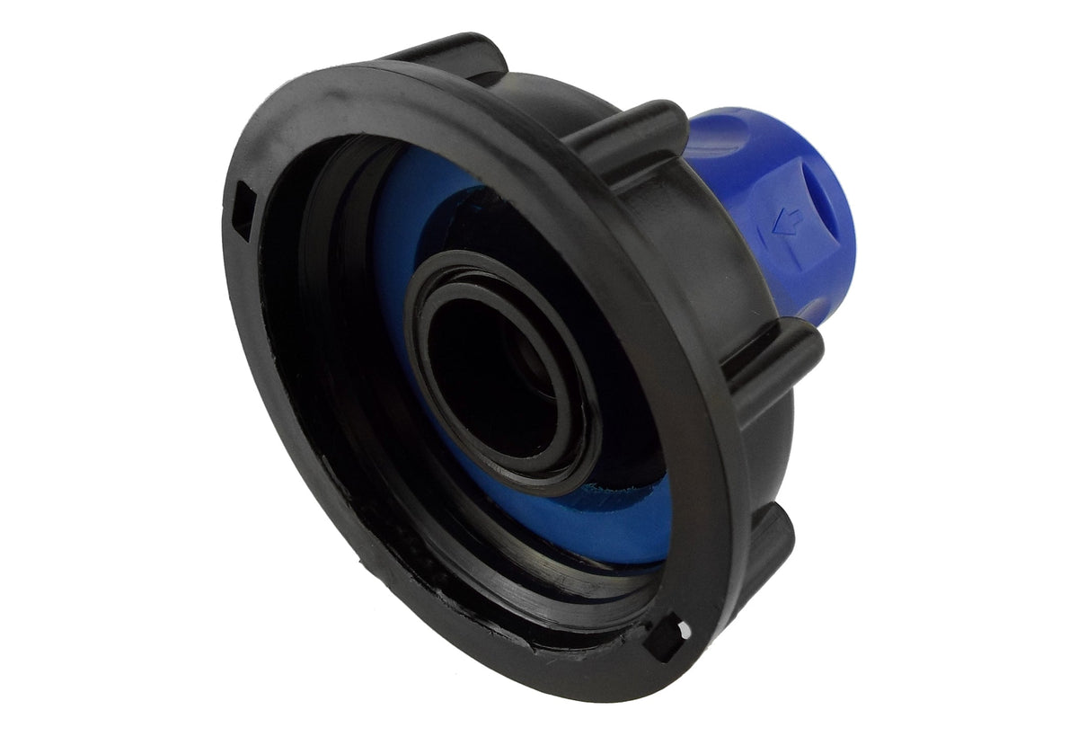 IBC S60X6 Cap & Blue Female Quick Socket