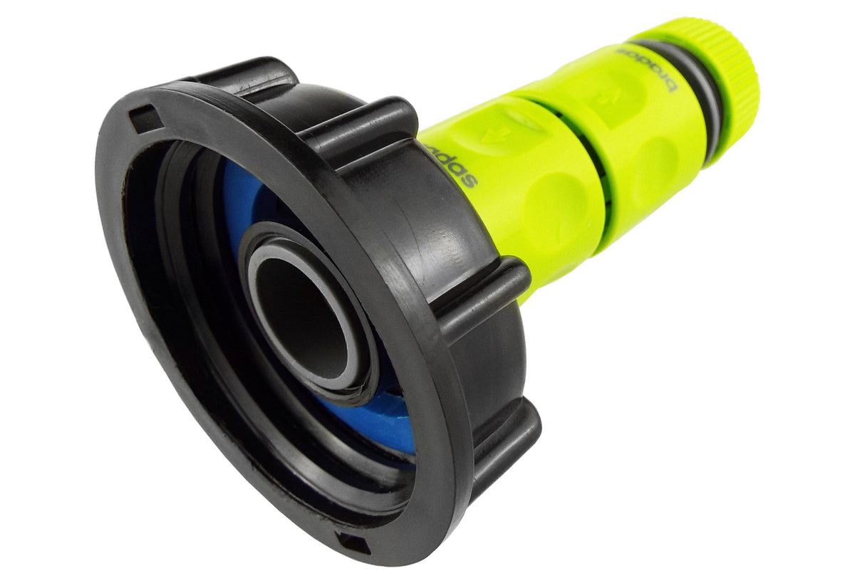 IBC S60X6 Cap & Lime Quick-Coupled Hose Connection Kit