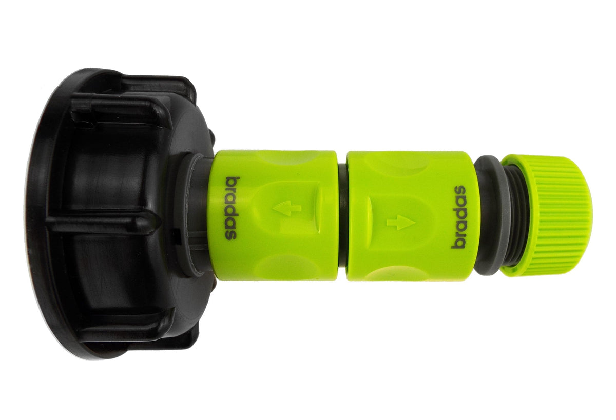 IBC S60X6 Cap & Lime Quick-Coupled Hose Connection Kit