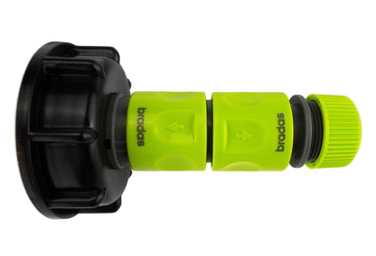 IBC S60X6 Cap & Lime Quick-Coupled Hose Connection Kit