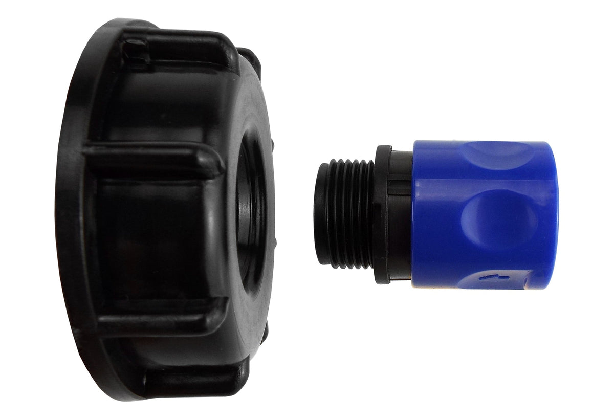 IBC S60X6 Cap & Blue Female Quick Socket
