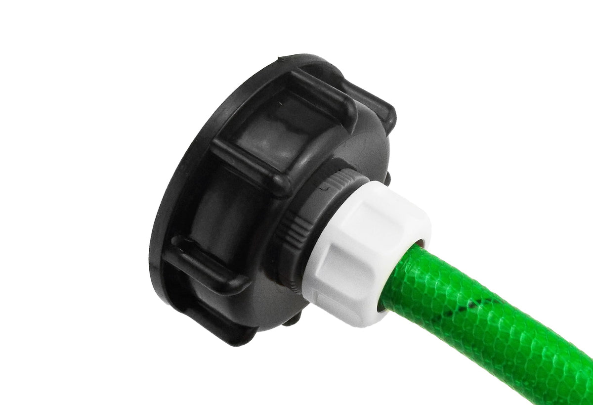 S60X6 IBC Adapter with Direct ½″ Hose Connector