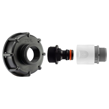 IBC S60X6 Cap & Quick Coupling – ¾″ BSP Male Outlet