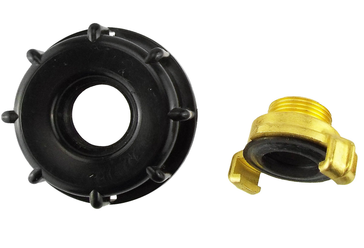 IBC S60X6 Cap with ¾″ BSP Brass Geka-Type Claw Fitting