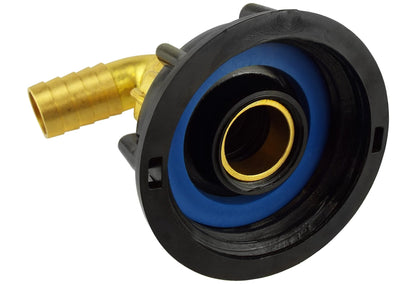 IBC S60X6 Cap & Brass Claw Fittings – 19mm Swivel Elbow