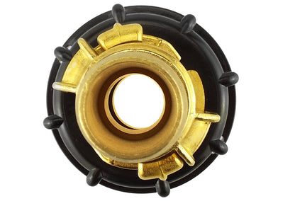 IBC S60X6 Cap & Brass Claw Fittings – 19mm Swivel Straight