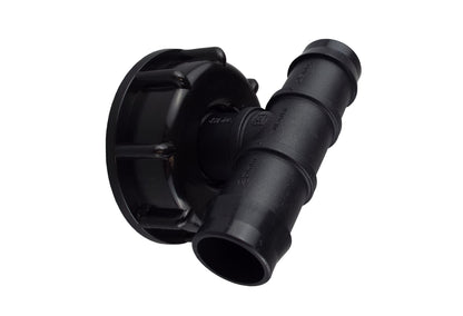 IBC S60X6 Cap with 25mm Barbed Irrigation Tee