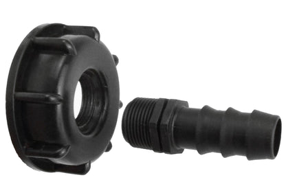 IBC S60X6 Cap with 16mm Irrigation Hose Barb