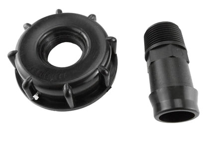 IBC S60X6 Cap with 25mm Irrigation Hose Barb