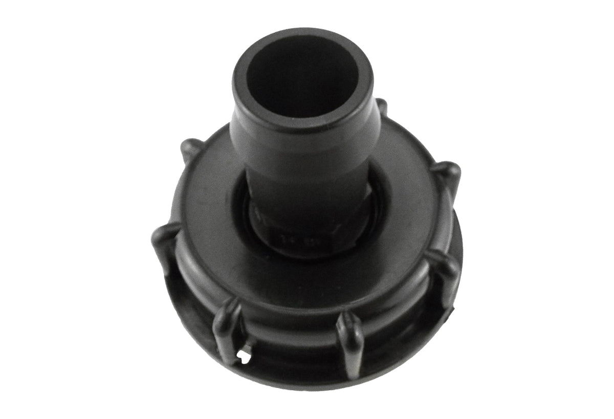 IBC S60X6 Cap with 25mm Irrigation Hose Barb