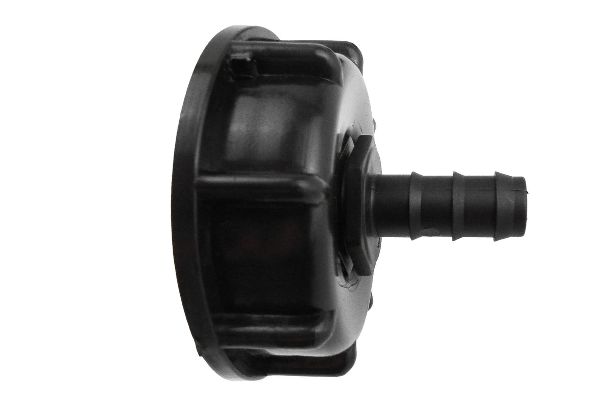 IBC S60X6 Cap with 16mm Irrigation Hose Barb