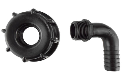 IBC S60X6 Cap – 20mm Barb Elbow; supplied product shown.