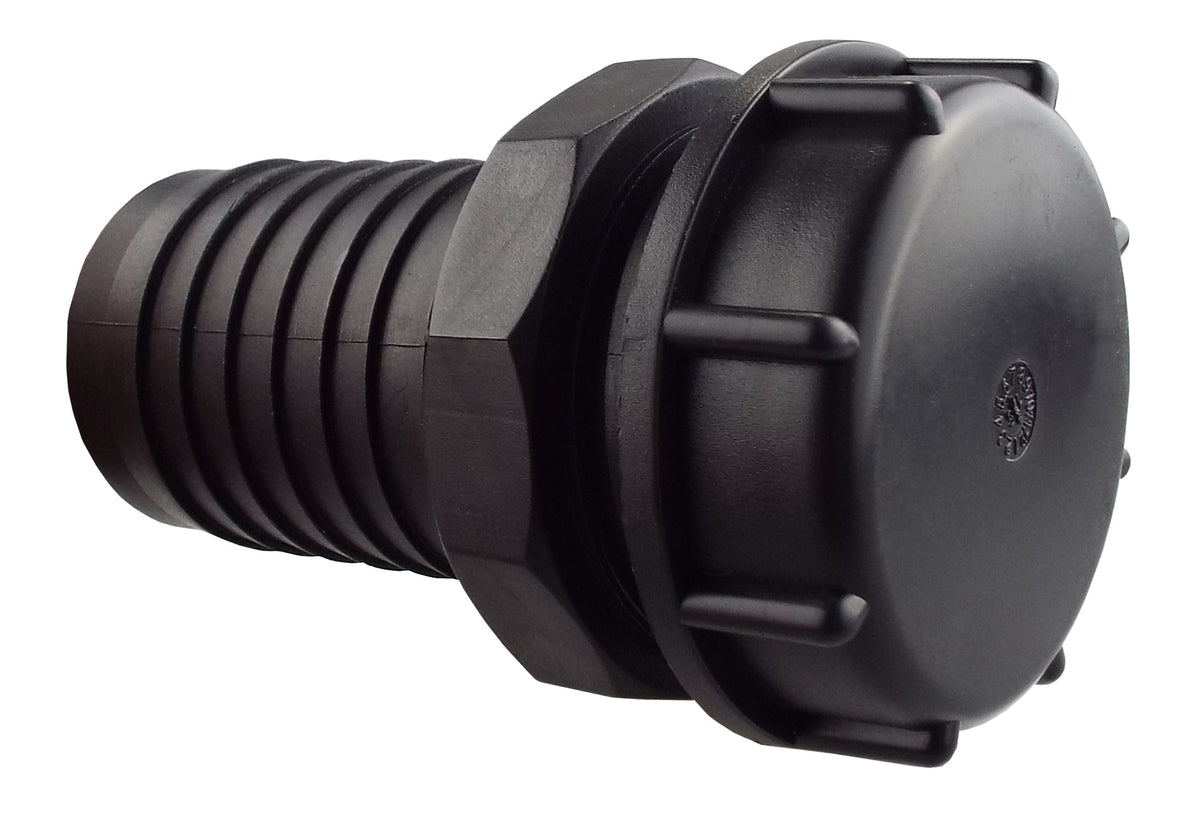 S60X6 Male to 2″ Hose Tail with Removable Blanking Cap