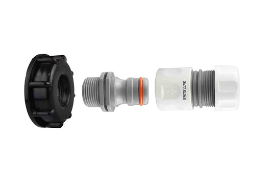 S60x6 IBC Adapter Kit – ¾″ Max Flo Hose Connection