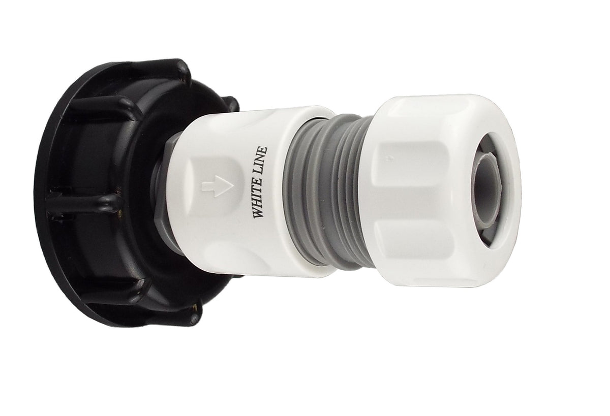 S60x6 IBC Adapter Kit – ¾″ Max Flo Hose Connection