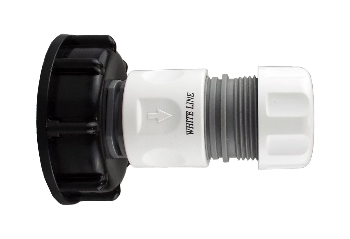 S60x6 IBC Adapter Kit – ¾″ Max Flo Hose Connection