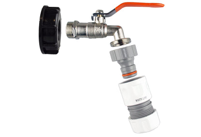 S60x6 IBC Zinc Lever Tap Kit – ¾″ Max Flo Hose