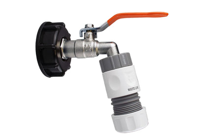 S60x6 IBC Zinc Lever Tap Kit – ¾″ Max Flo Hose