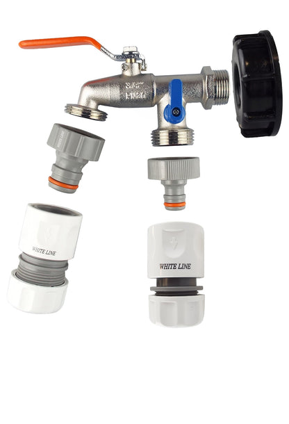 S60x6 IBC Double-Tap Kit – Max Flo + Standard Outlets