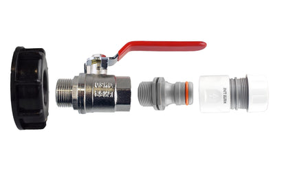 S60x6 IBC Lever Valve Kit – ¾″ Max Flo Hose