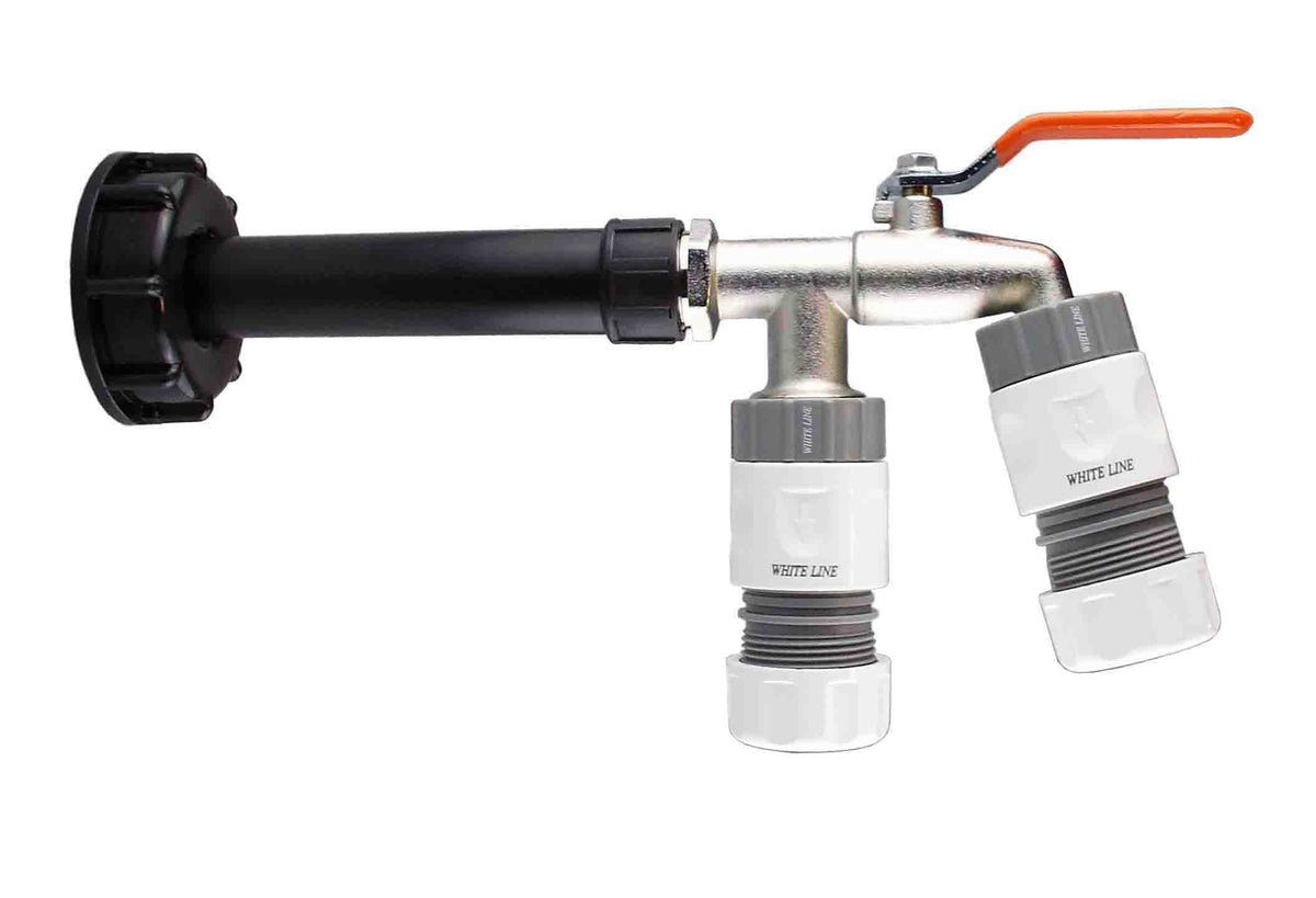 S60x6 IBC Filter & Double-Tap Kit – Two Max Flo Outlets