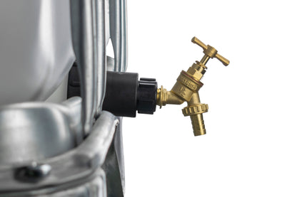 IBC 2" S60X6 Extender Adaptor with Brass Bib Tap 1/2" Barb