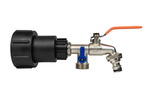 IBC 2" S60X6 Extender Adaptor with Double Lever Tap