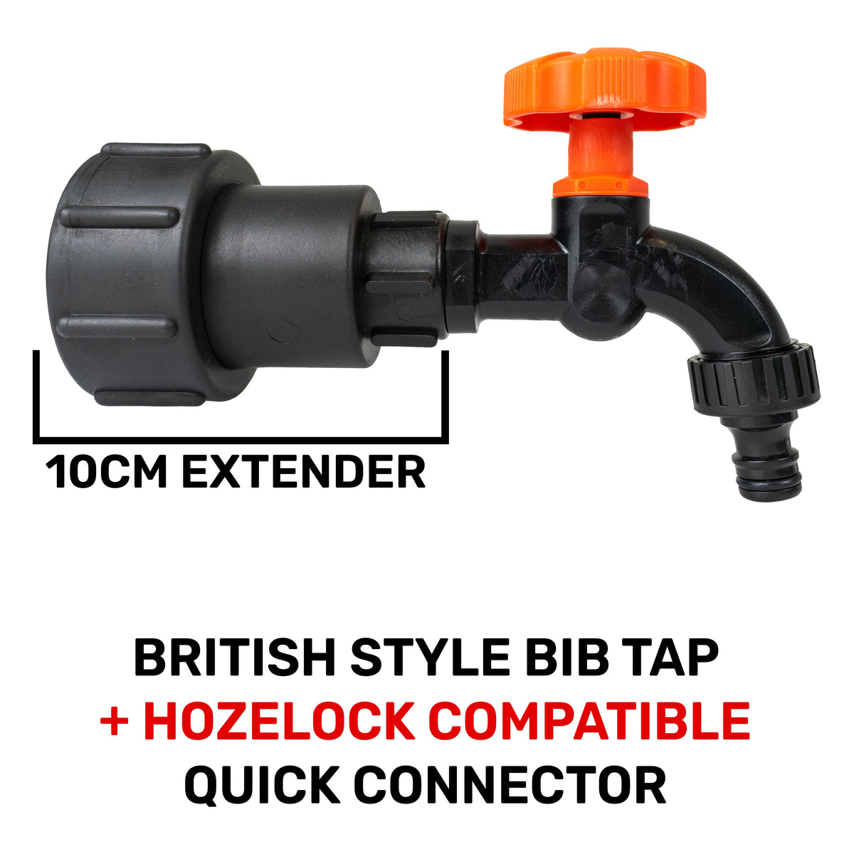 IBC S60X6 Extended Adapter & Black/Orange Quick Tap