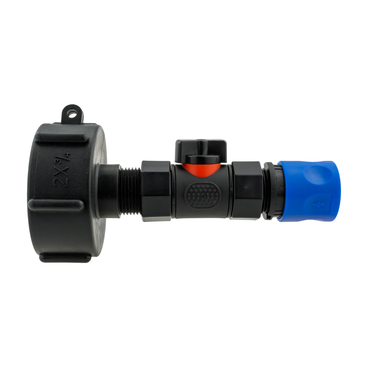 S60X6 IBC Inline Valve & Blue Hose Connector Kit