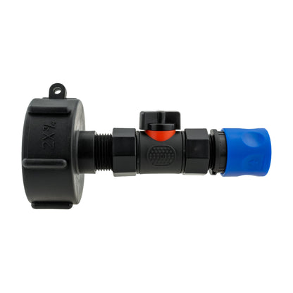 S60X6 IBC Inline Valve & Blue Hose Connector Kit