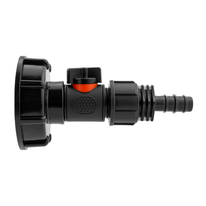 S60X6 IBC Inline Valve Kit with 16mm Hose-Tail Outlet