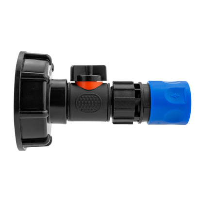 S60X6 IBC Inline Valve & Blue Hose Connector Kit