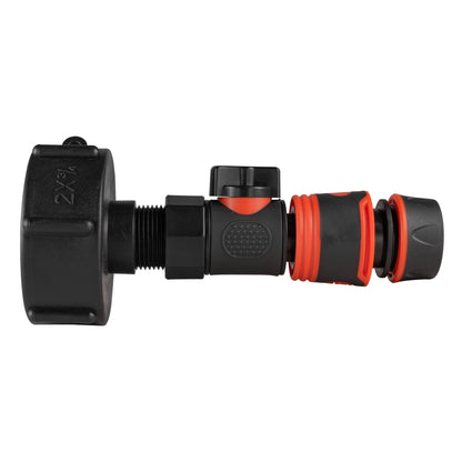IBC S60X6 Adapter & Quick Valve – Soft-Grip Hose End