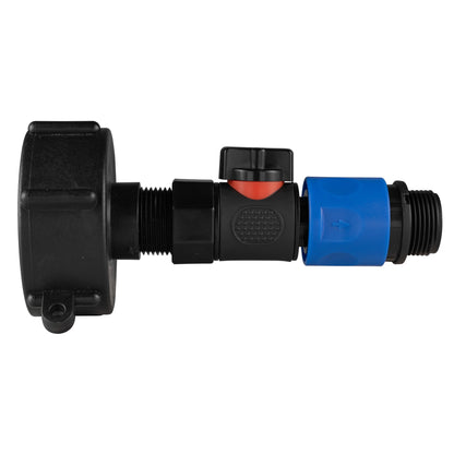 IBC S60X6 Valve Kit – ¾″ Male Thread Quick-Coupled Outlet