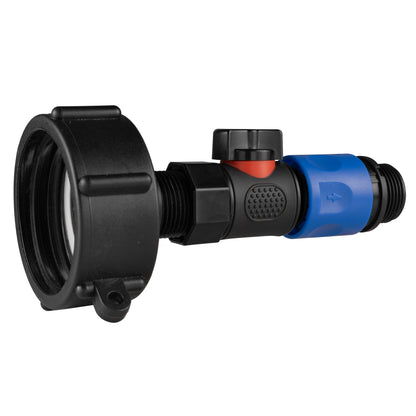 IBC S60X6 Valve Kit – ¾″ Male Thread Quick-Coupled Outlet