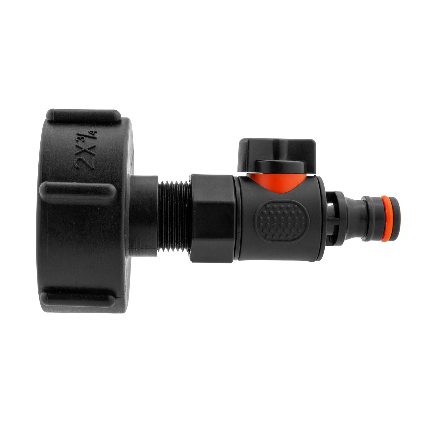 IBC 2" S60X6 Cap with Quick Connect Male Valve