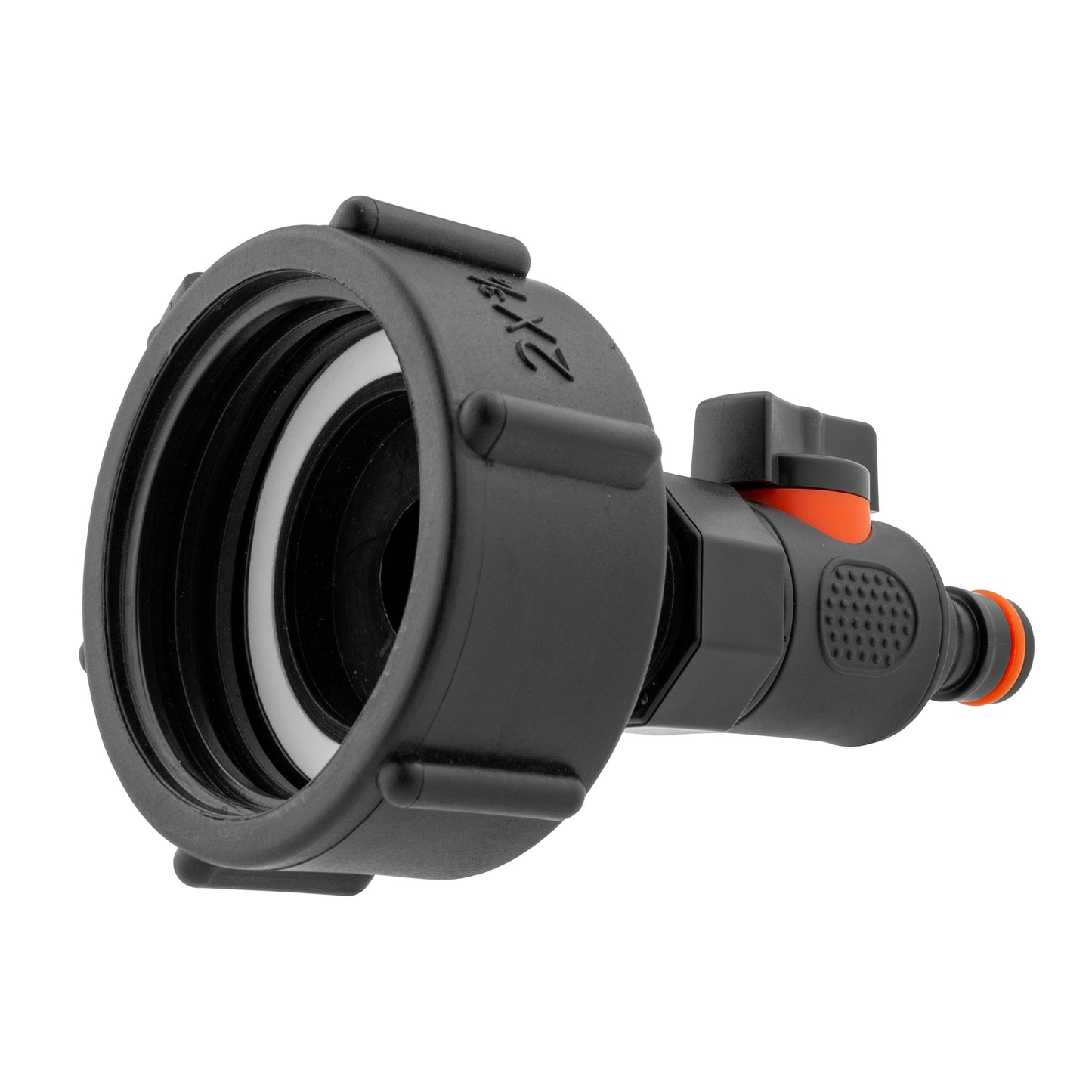 IBC 2" S60X6 Cap with Quick Connect Male Valve