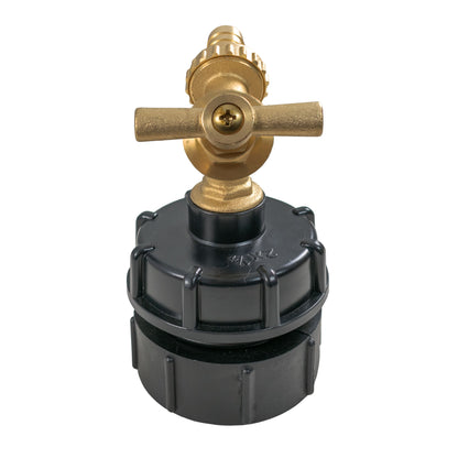 2″ BSP Female Tank Adapter Kit – Brass Barbed Tap