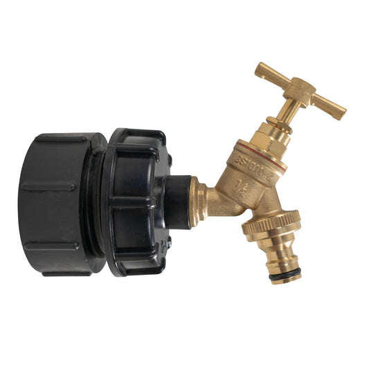 2″ BSP Female Tank Adapter Kit – Brass Quick Tap; supplied product shown.