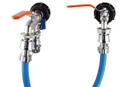 IBC S60X6 Twin-Tank Linking Kit with Taps & Blue Hose
