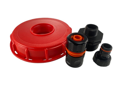 S160x7 IBC Lid Kit with ¾″ Max Flo Hose Connection