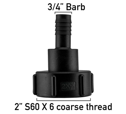 AdBlue Dispensing Kit with 19mm Braided PVC Hose & S60X6 Adapter