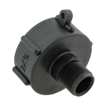 IBC 2" S60X6 Cap with Quick Connect Male Valve