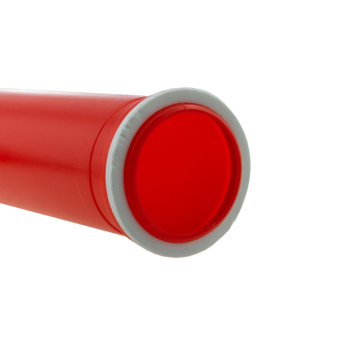 Red IBC Angled Pouring Spout – S60x6 Connection, 2″ Spout