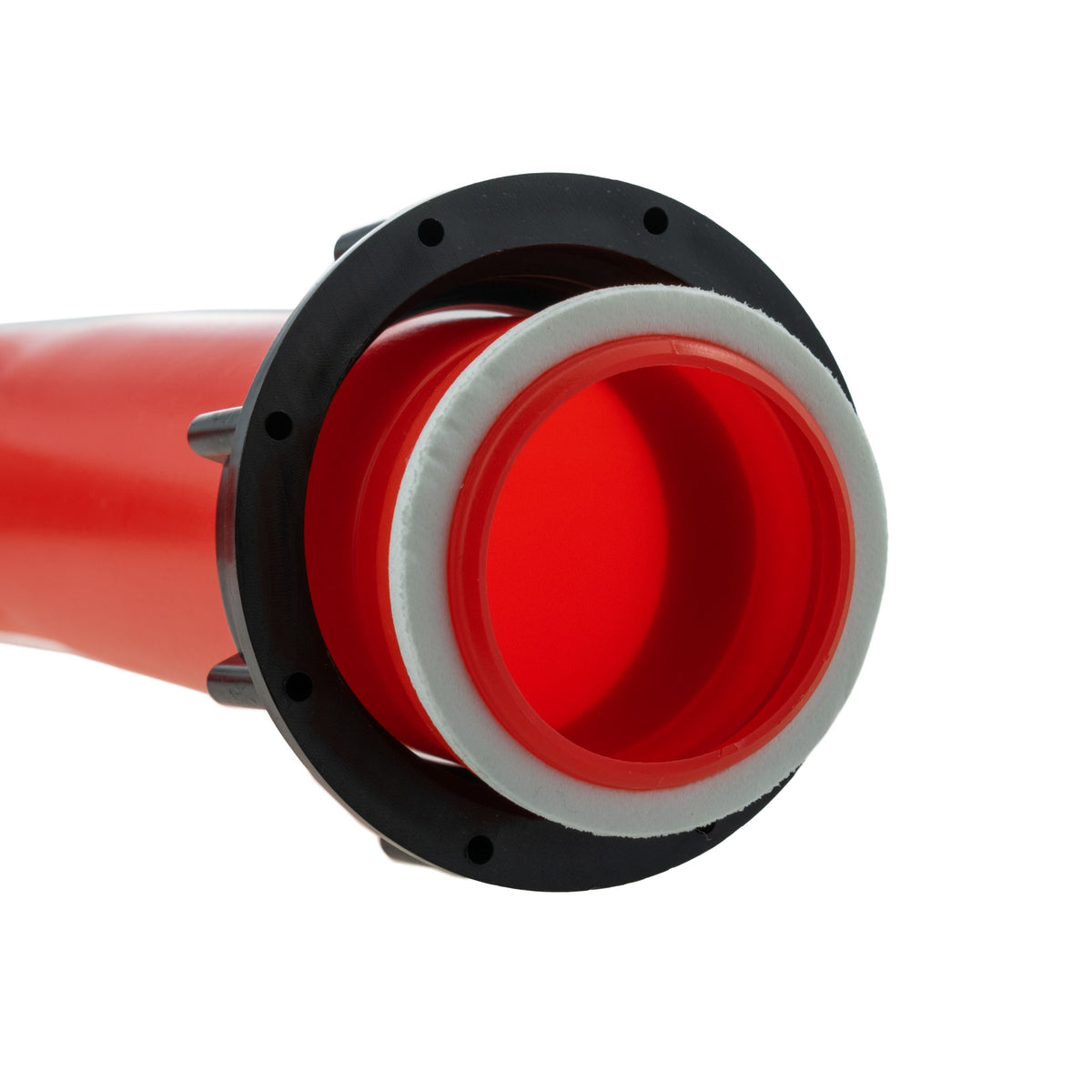 Red IBC Angled Pouring Spout – S60x6 Connection, 2″ Spout