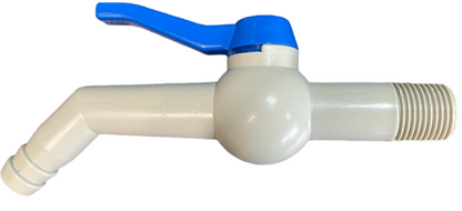 ½″ BSP Plastic Tap – 45° Outlet, 170mm Body