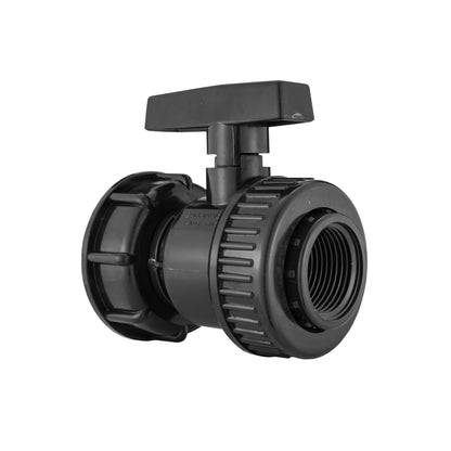 IBC S60X6 Cap & Large Valve – 1″ BSP Female Outlet